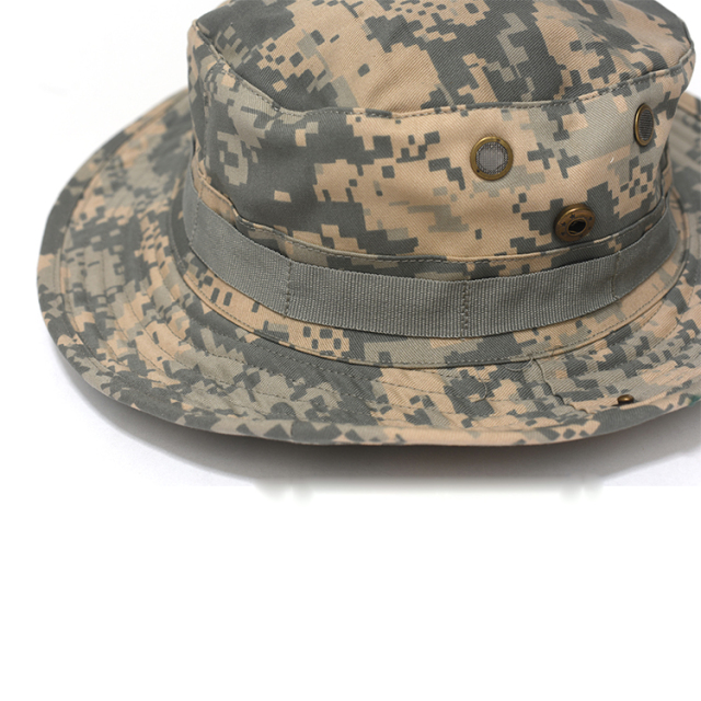 Camouflage bucket hats
