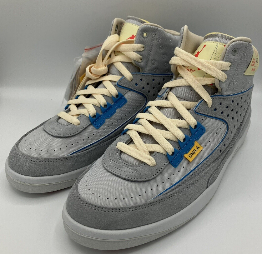 air jordan 2 retro sp union - grey fog