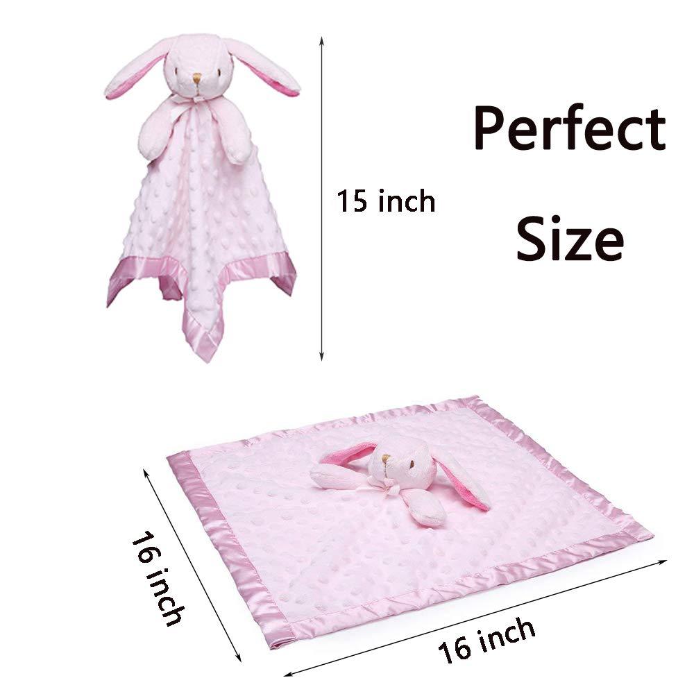 Babies Bunny Security Blanket Girl Newborn 