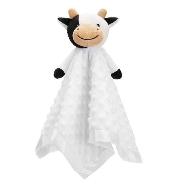 Cow Security Blanket Soft Loveys for Babies for Boys and Girls