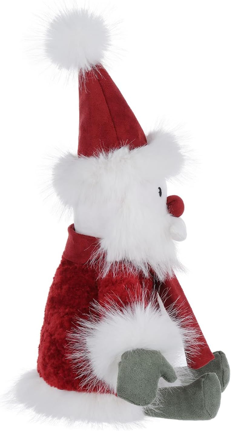 Christmas Toys Plush Cute Winter Santa with Hat and Scarf