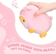 Cute Shiba Inu Pig Plush Pillow 8" Piggy Corgi Akita Stuffed Animal
