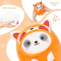 Cute Red Panda Plush Pillow 8" Lesser Panda Stuffed Animal