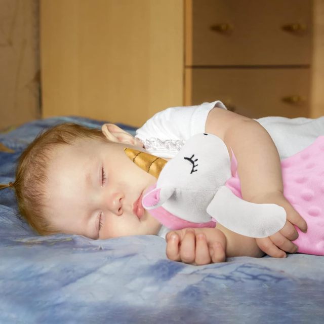 Babies Soft Plush Pink Security Blanket for Girls