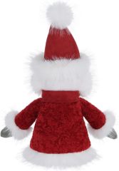 Christmas Toys Plush Cute Winter Santa with Hat and Scarf