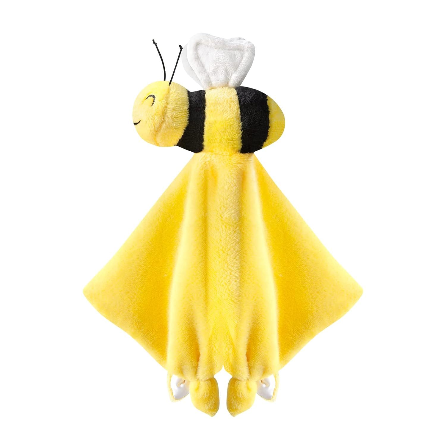 Bee Loveys for Babies Soft Security Blanket Baby Snuggle Toy 