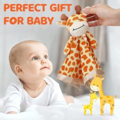 Giraffe Loveys for Babies Soft Security Blanket