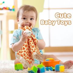 Giraffe Loveys for Babies Soft Security Blanket