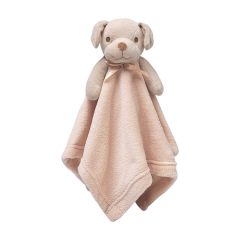 Dog Security Blanket Brown Soft Puppy Lovey for Boys and Girls
