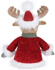 Christmas Toys Plush Lovely Winter Reindeer Elk with Hat and Scarf
