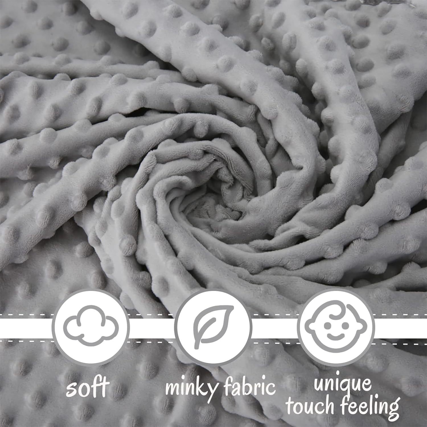 Soft Lovey Unisex Lovie Baby Elephant Security Blanket