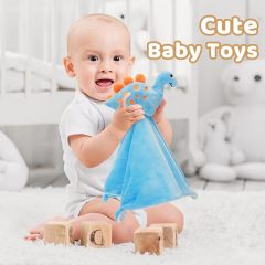 Dinosaur Security Blanket Soft Loveys for Babies for Boys and Girls