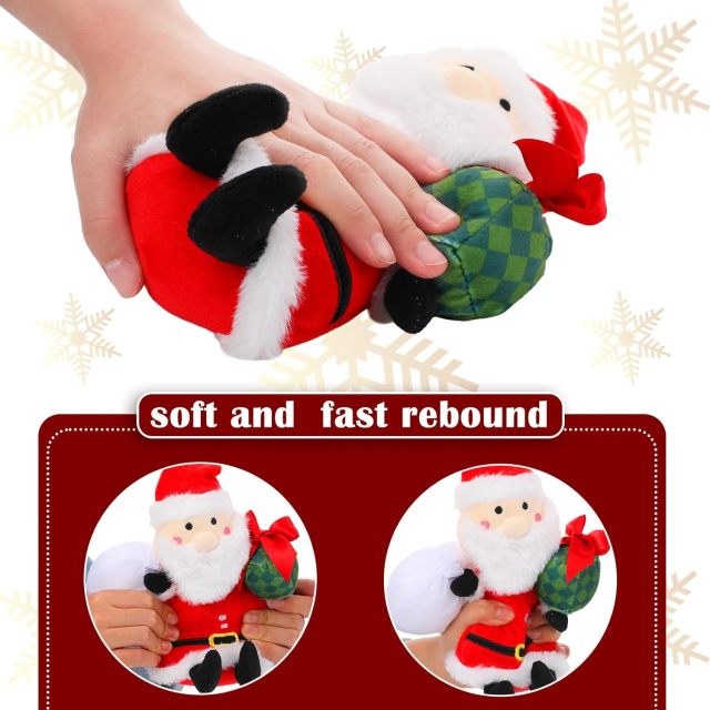 4 Pcs 8 Inch Christmas Plush Stuffed Animal Doll Set