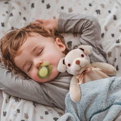 Dog Security Blanket Brown Soft Puppy Lovey for Boys and Girls