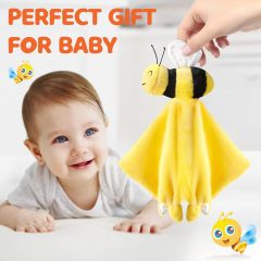 Bee Loveys for Babies Soft Security Blanket Baby Snuggle Toy 