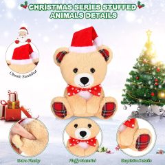 8 Inch Christmas Stuffed Animal Christmas Plush Doll- Little Bear