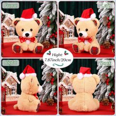 8 Inch Christmas Stuffed Animal Christmas Plush Doll- Little Bear