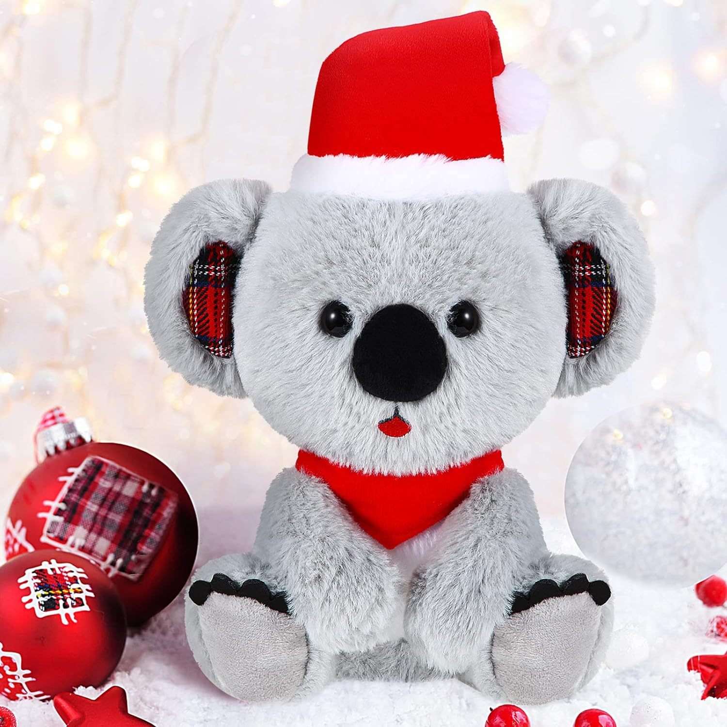 8 Inch Christmas Stuffed Animal Christmas Plush Doll- Koalas