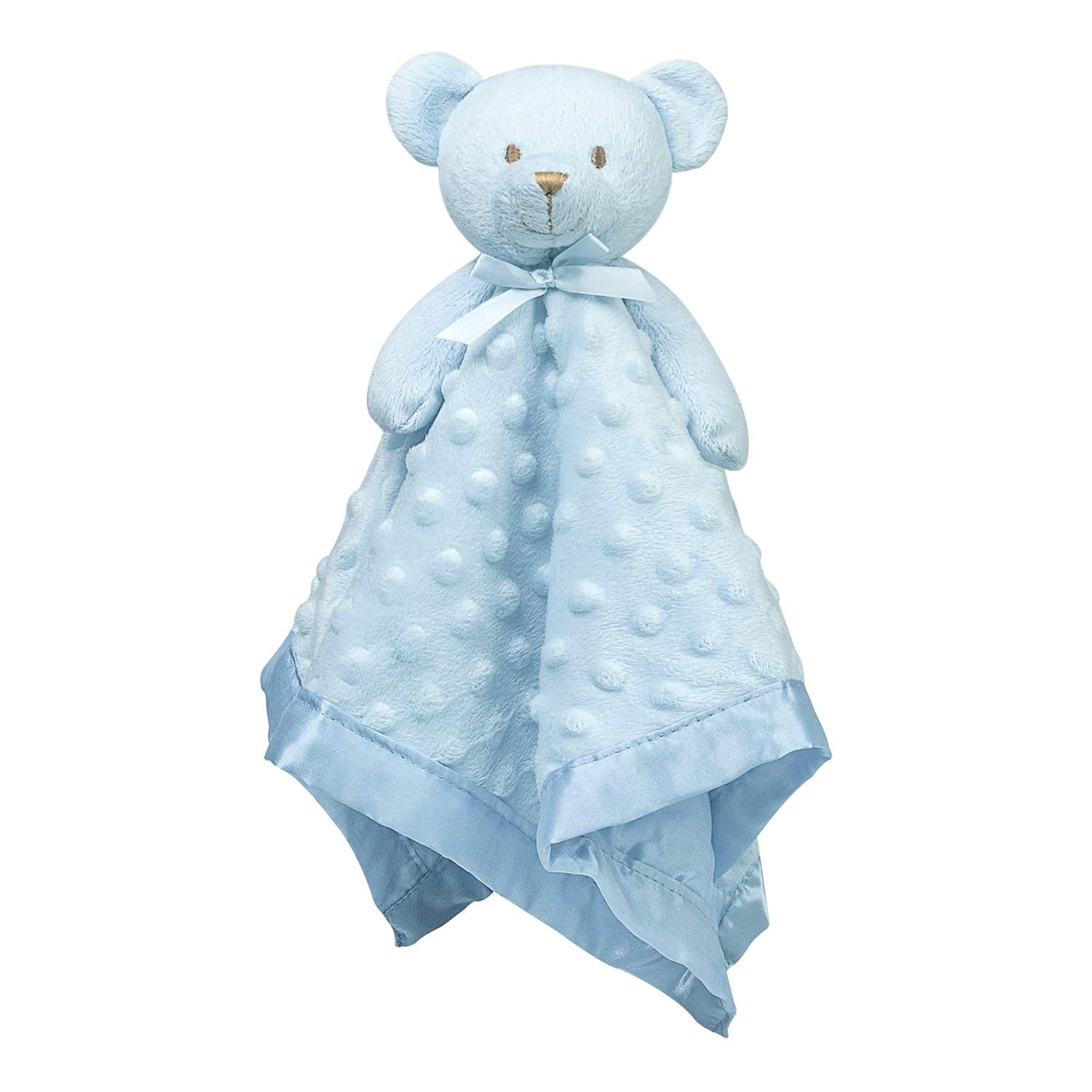 Teddy Bear Lovey Baby Security Blanket for Boys and Girls