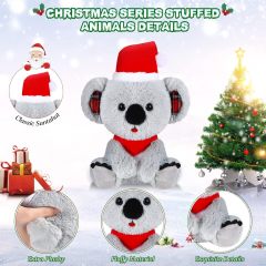 8 Inch Christmas Stuffed Animal Christmas Plush Doll- Koalas