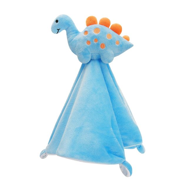 Dinosaur Security Blanket Soft Loveys for Babies for Boys and Girls