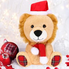 8 Inch Christmas Stuffed Animal Christmas Plush Doll- Lion
