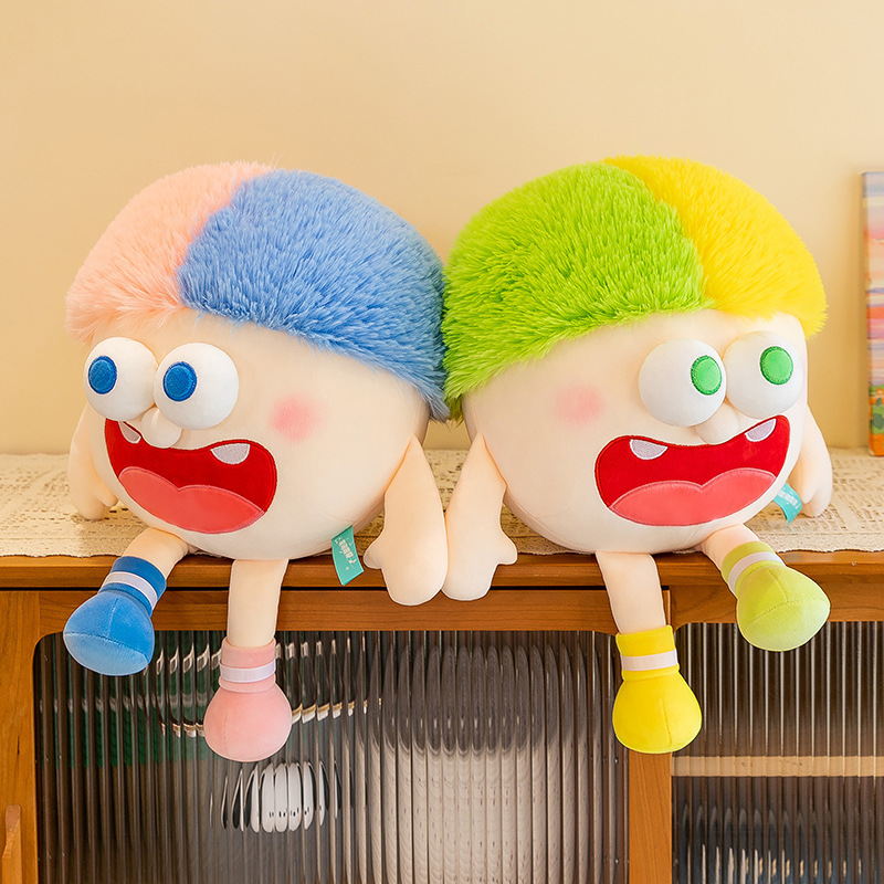 Nice Stuffed Doll With Big Eyes 2 Pieces