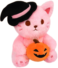 9“ Cute Pink Cat Stuffed Animals for Kids Girls