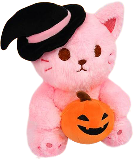 9“ Cute Pink Cat Stuffed Animals for Kids Girls