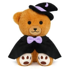 11'' Cute Stuffed Animal Cloak Teddy Bear Plush Toy with Hat