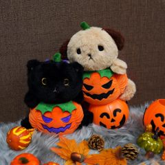 Cute Halloween Plush Stuffed Dog Doll Toys for Boys and Girls