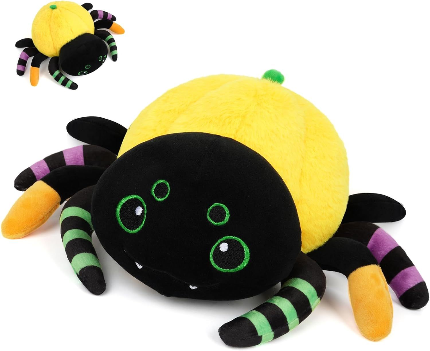 Kawaii Cute Halloween Plush Spider, Soft Stuffed Animal Gift