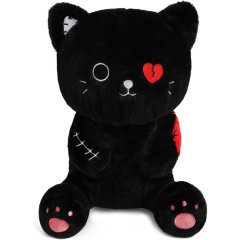 Super Soft Black Cat Plush Toys Halloween Decorations 9.5 Inches