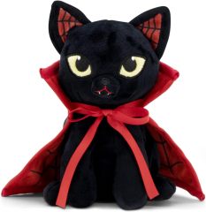 Cute Durable Halloween Black Cat Stuffed Animal 8 Inches