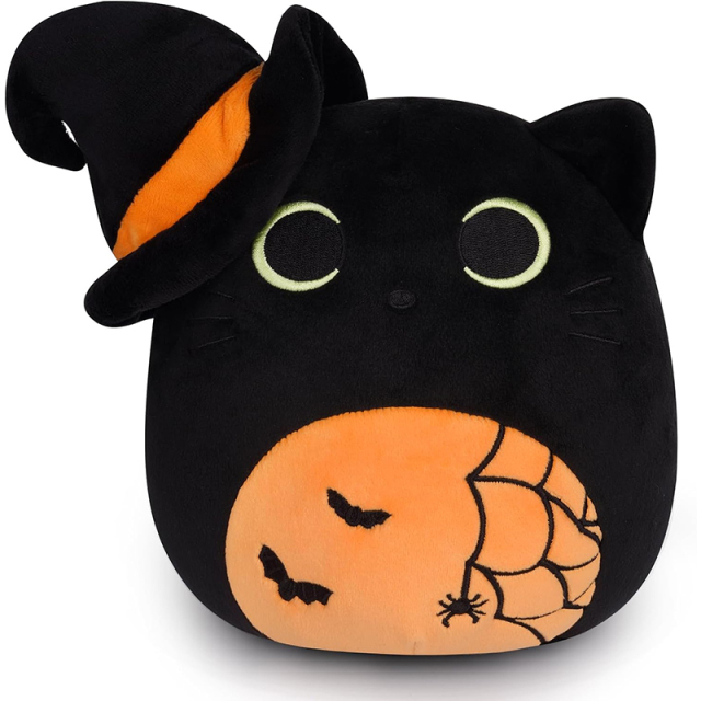 Halloween Stuffed Halloween Black Cat Doll Toy for All Ages