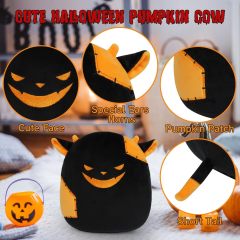 Kawaii Stuffed Cow Toy Plush Doll for Kids Girls Boys Decorations