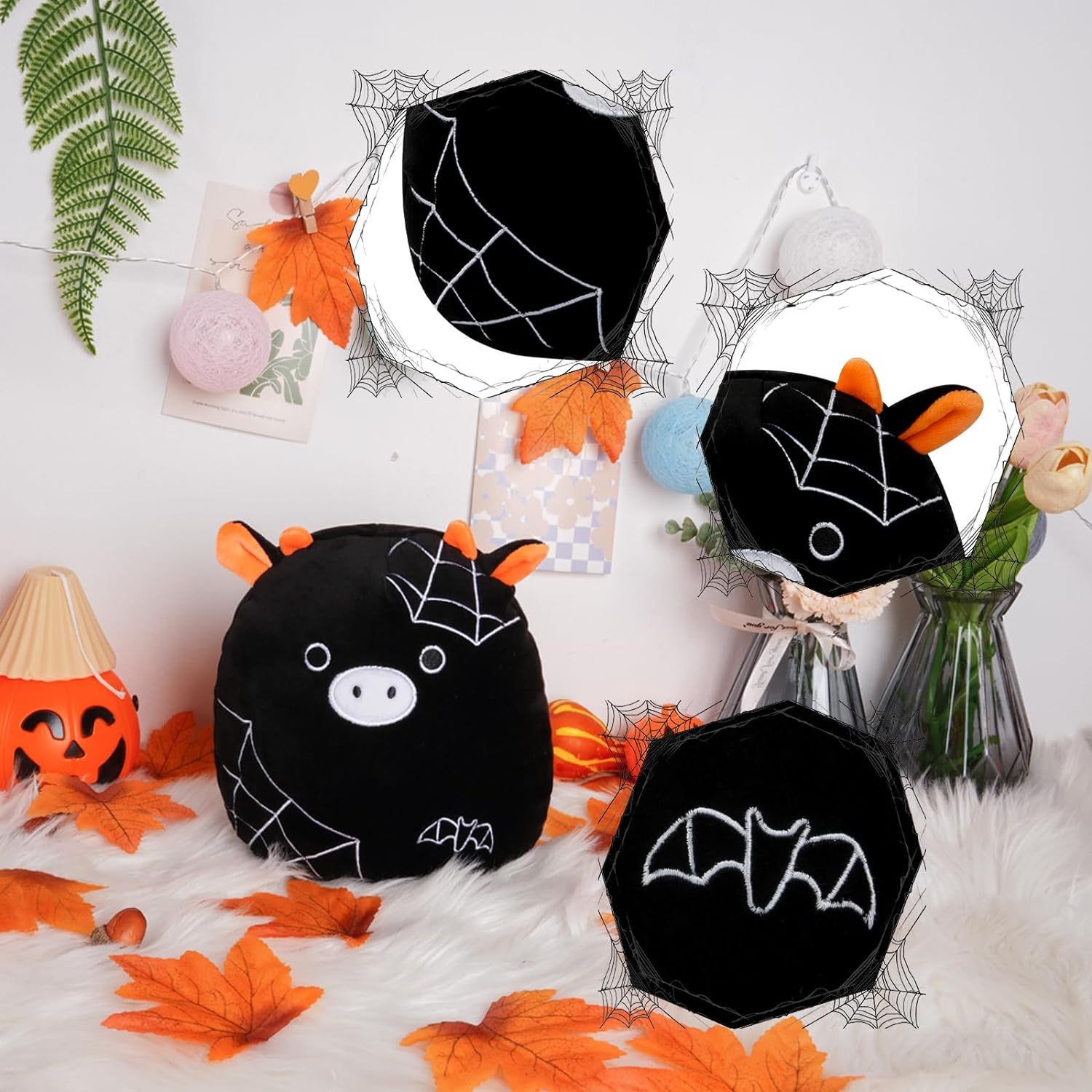 8in Halloween Kawaii Cow Stuffed Animal