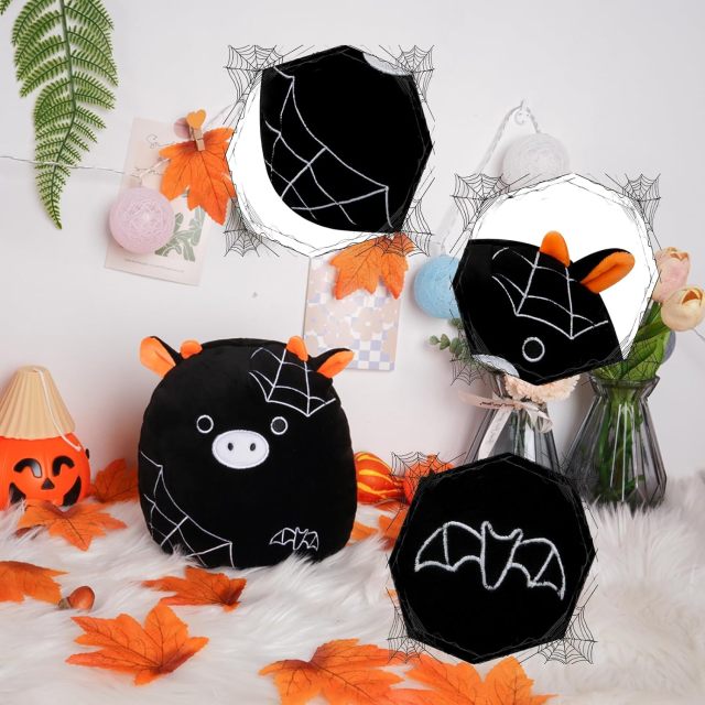8in Halloween Kawaii Cow Stuffed Animal