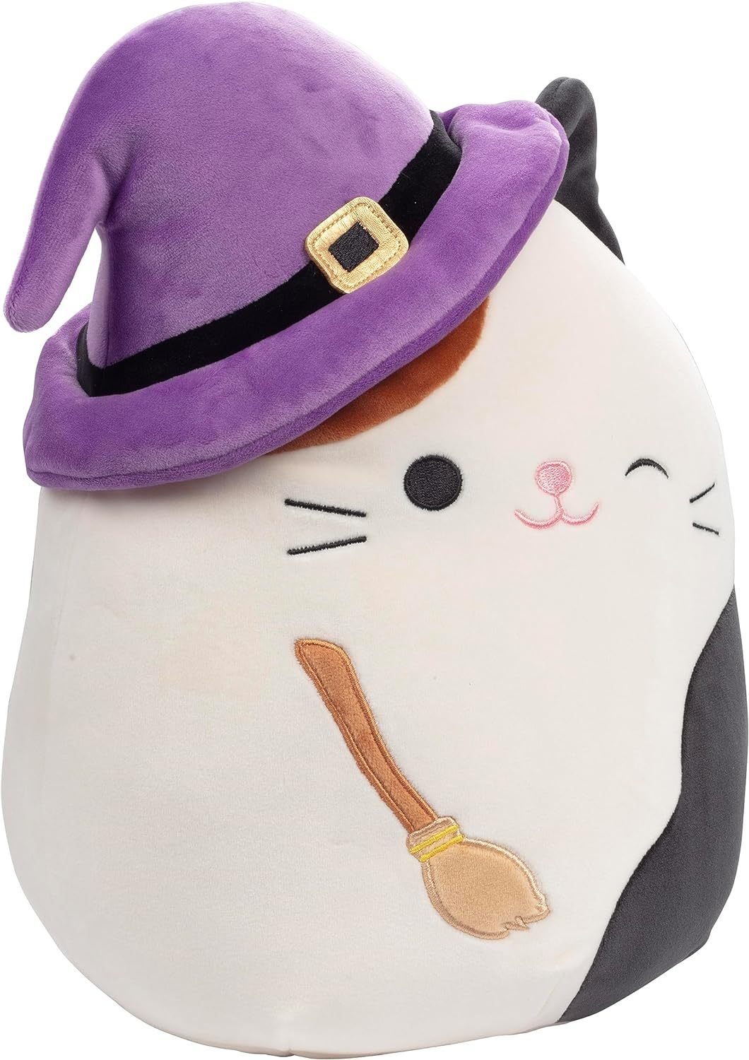 10"  Cat with Witch Hat Cute and Soft Kitty Stuffed Animal Toy