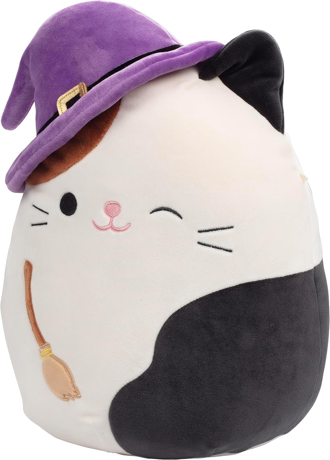 10"  Cat with Witch Hat Cute and Soft Kitty Stuffed Animal Toy
