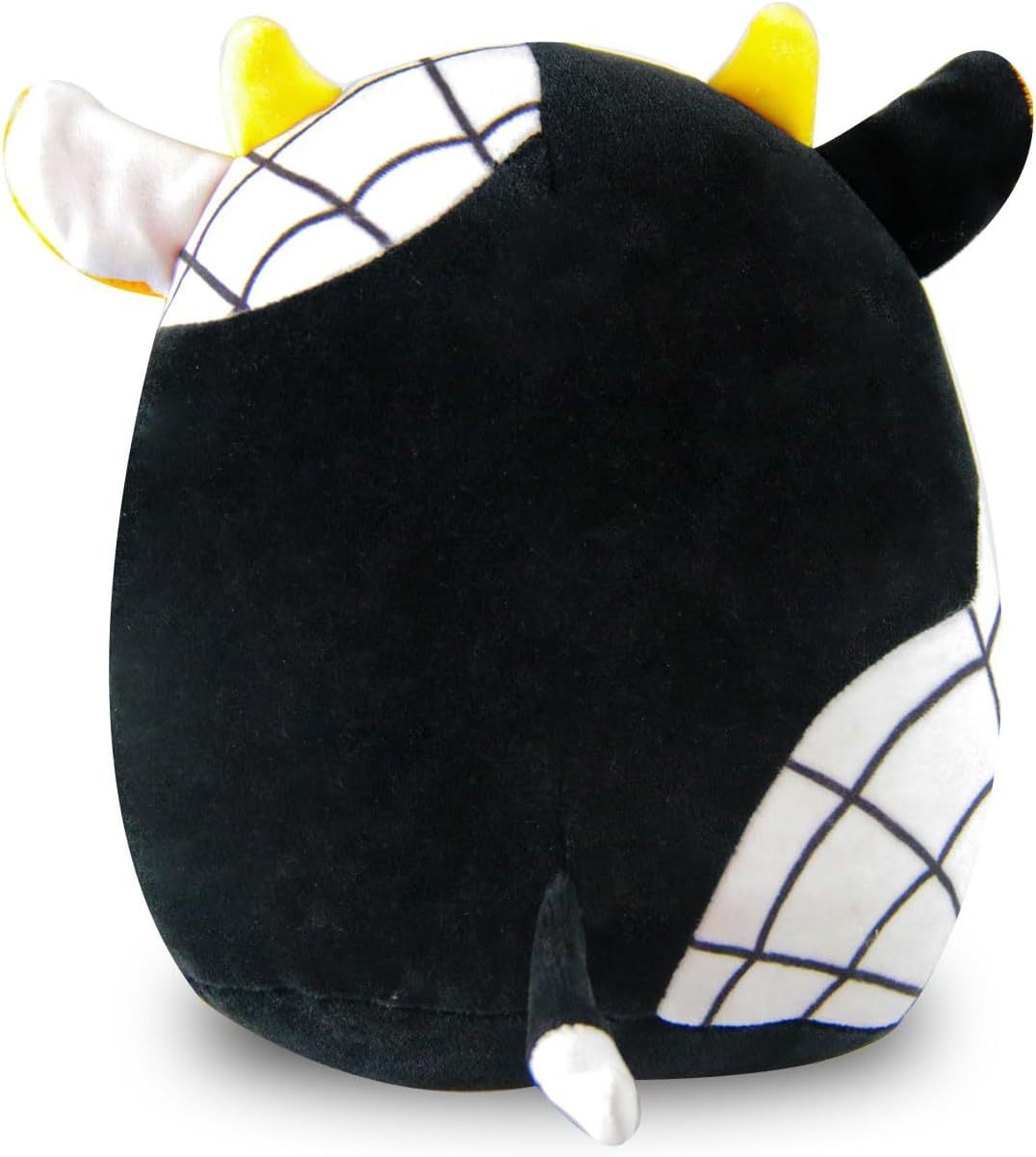 Halloween Black Cow Plush Pillow Toy Cute Soft Cow Stuffed Animals