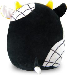 Halloween Black Cow Plush Pillow Toy Cute Soft Cow Stuffed Animals