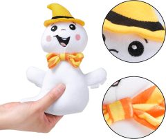 3 Pieces Stuffed Plush Dolls (Ghost, Pumpkin and Bat) Suitable for Party Gifts