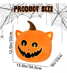 Cute Fluorescent Stuffed Super Soft Pumpkin  Plush Toy