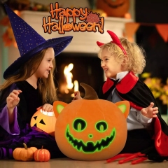Cute Fluorescent Stuffed Super Soft Pumpkin  Plush Toy
