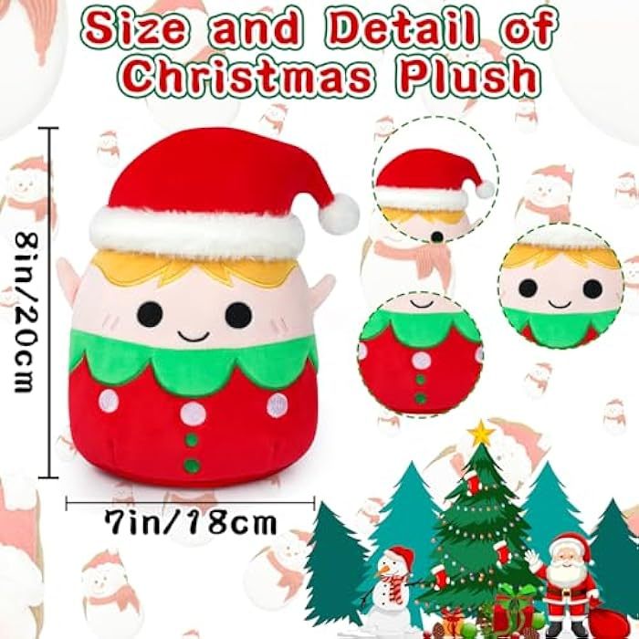 8in Elf Plush Doll Christmas Stuffed Animals Elf Plush Toy
