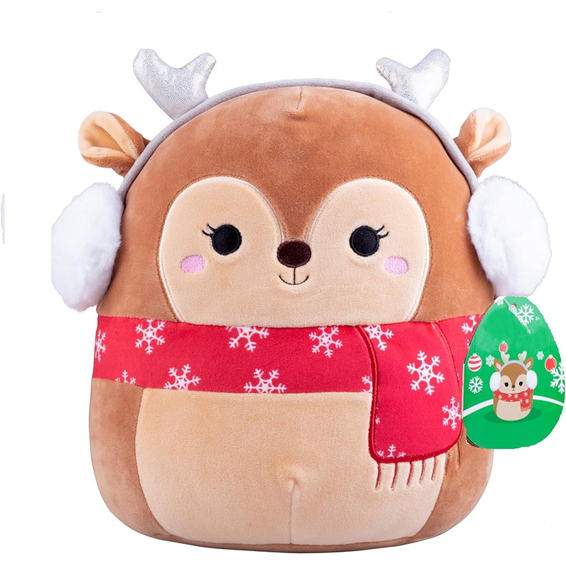 10" Christmas The Fawn Winter Plush Reindeer Stuffed Animal Toy Gift