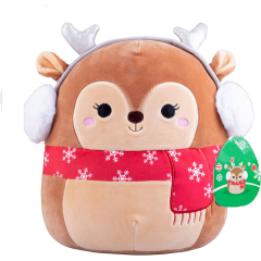 10" Christmas The Fawn Winter Plush Reindeer Stuffed Animal Toy Gift