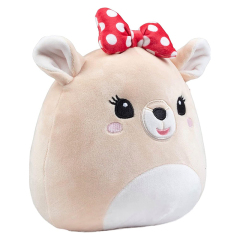 12" Reindeer Red Nosed Reindeer Plush Soft Christmas Plush Animal