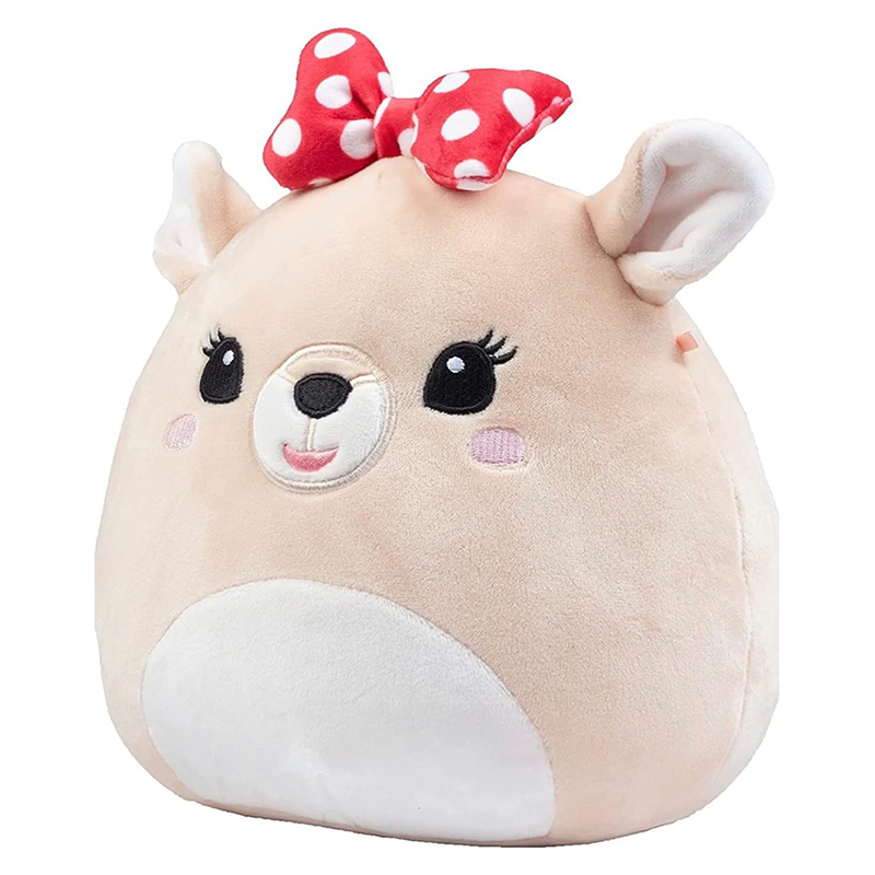 12" Reindeer Red Nosed Reindeer Plush Soft Christmas Plush Animal